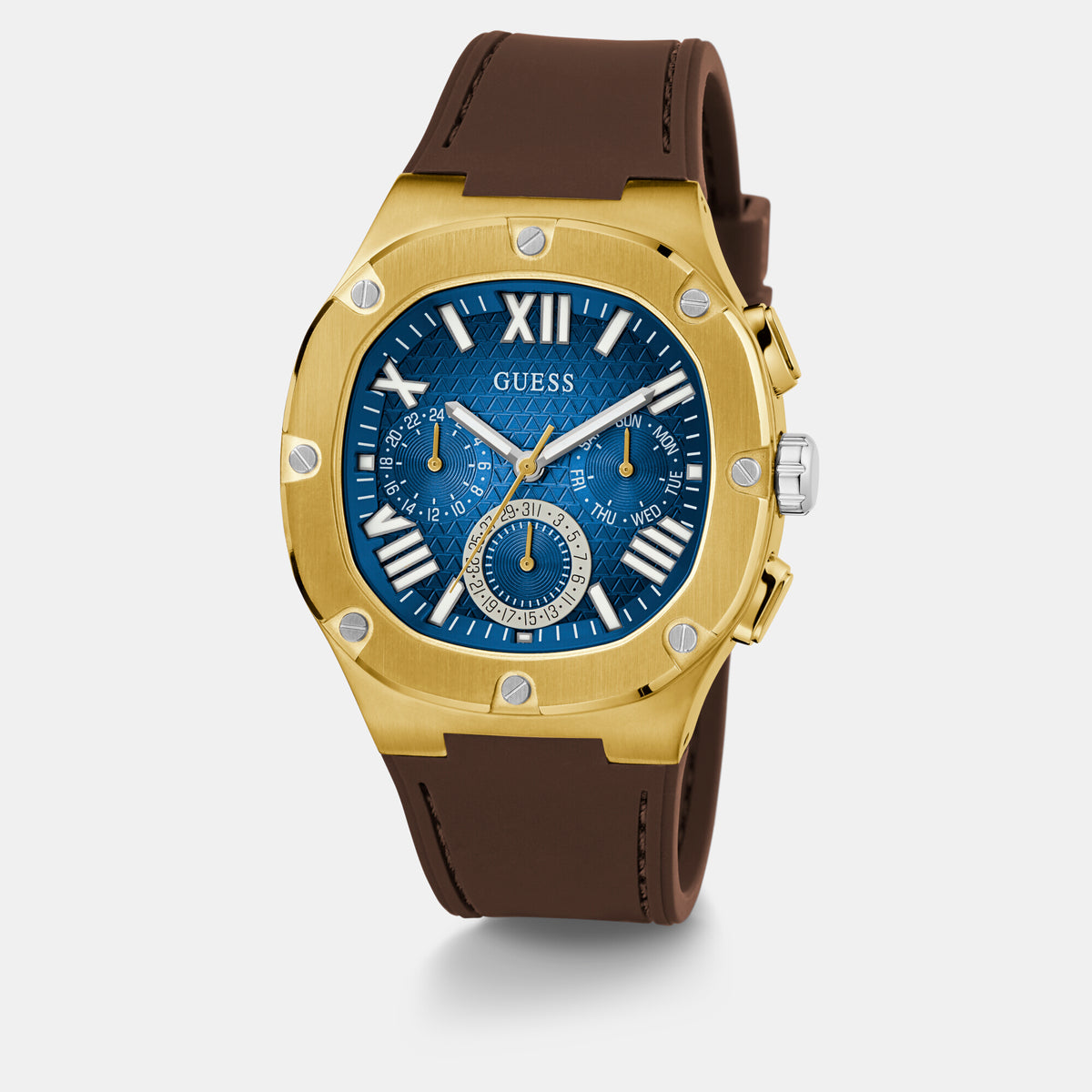 Guess Stainless Steel Square watch