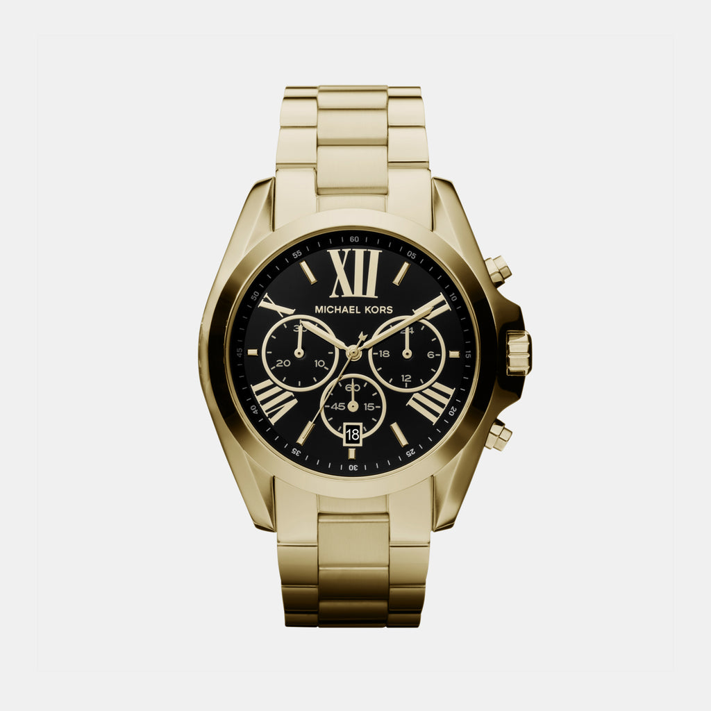 Michael Kors Round Black Chronograph watch