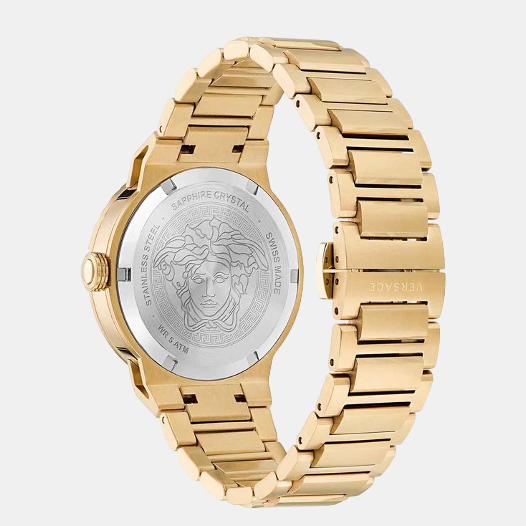 Medusa Infinite Women Quartz Black Dial Analog Stainless Steel Watch VE3F00522