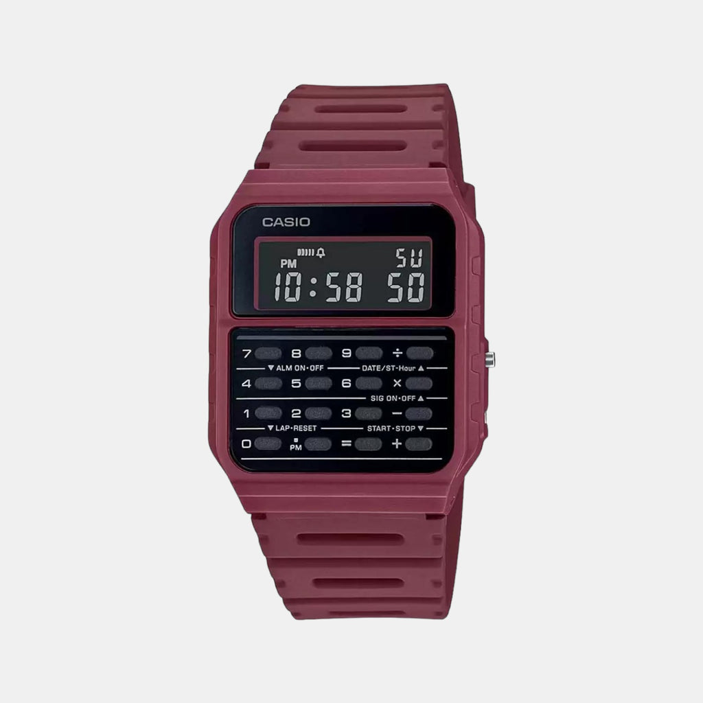 Casio Rectangular Red Digital watch