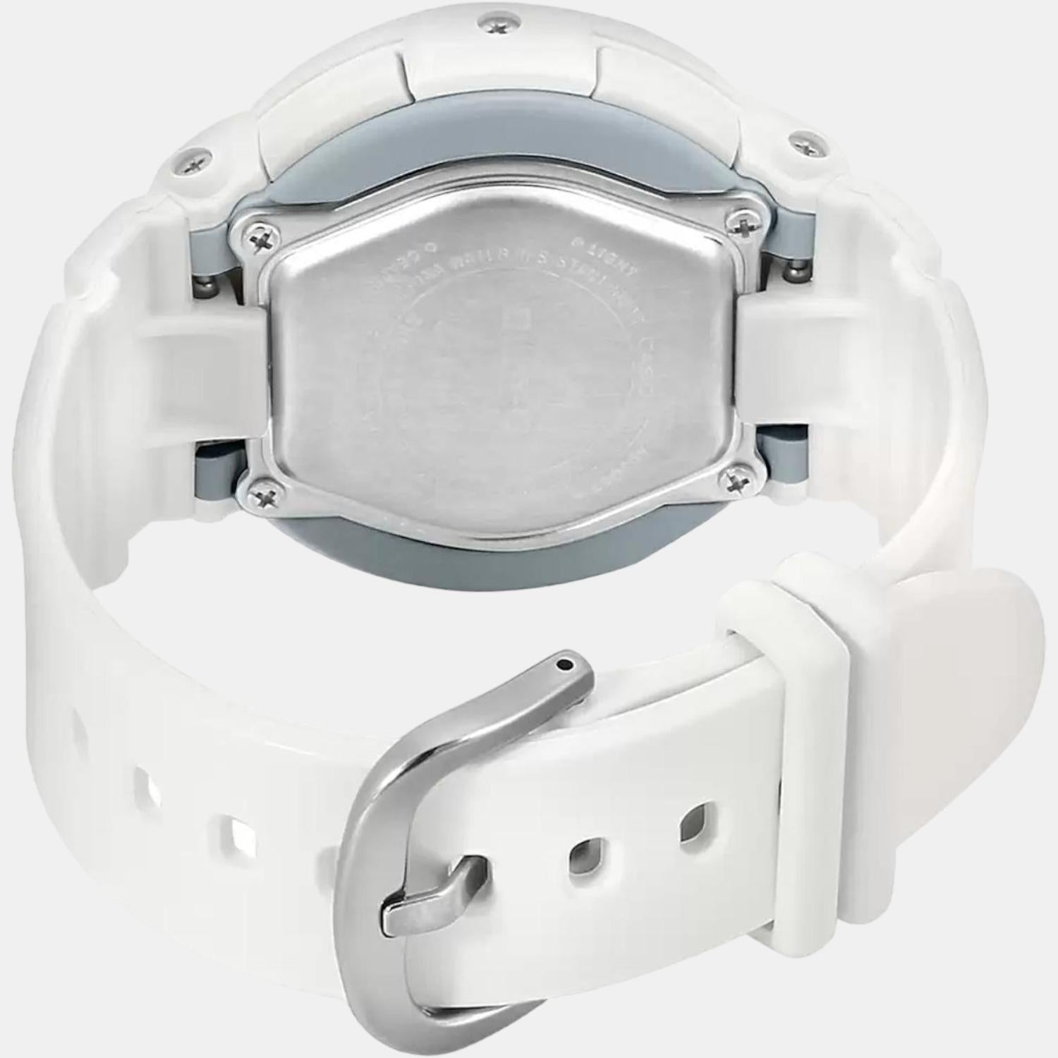 Casio Leather Silver watch