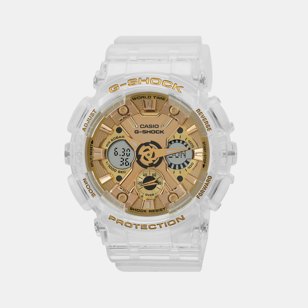Casio Round Gold Analog-Digital watch