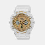 Casio Round Gold Analog-Digital watch