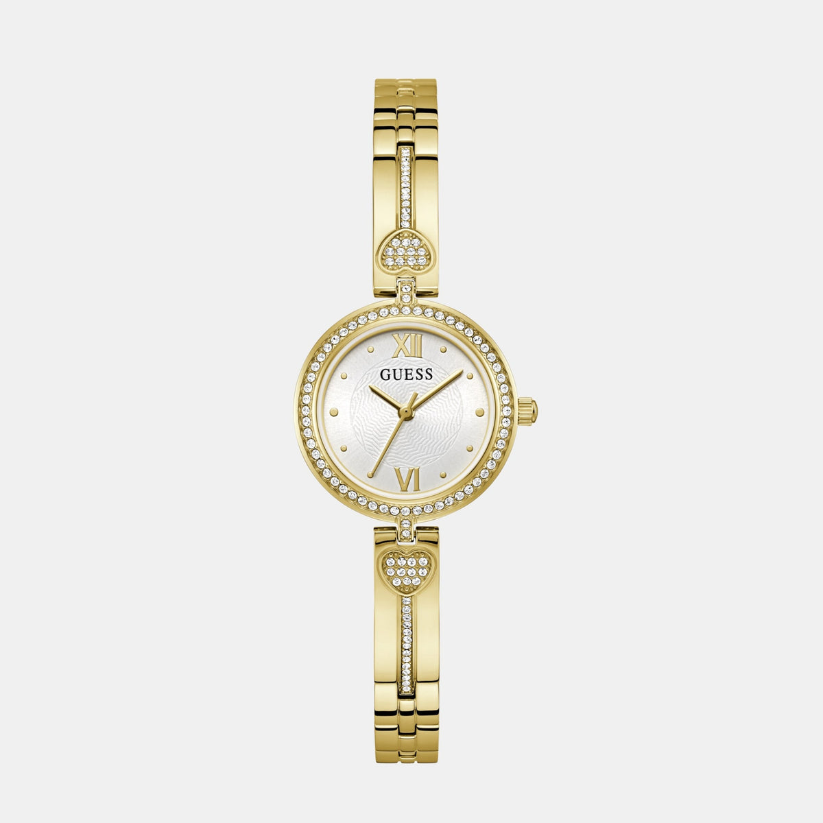 Guess Round White Analog watch