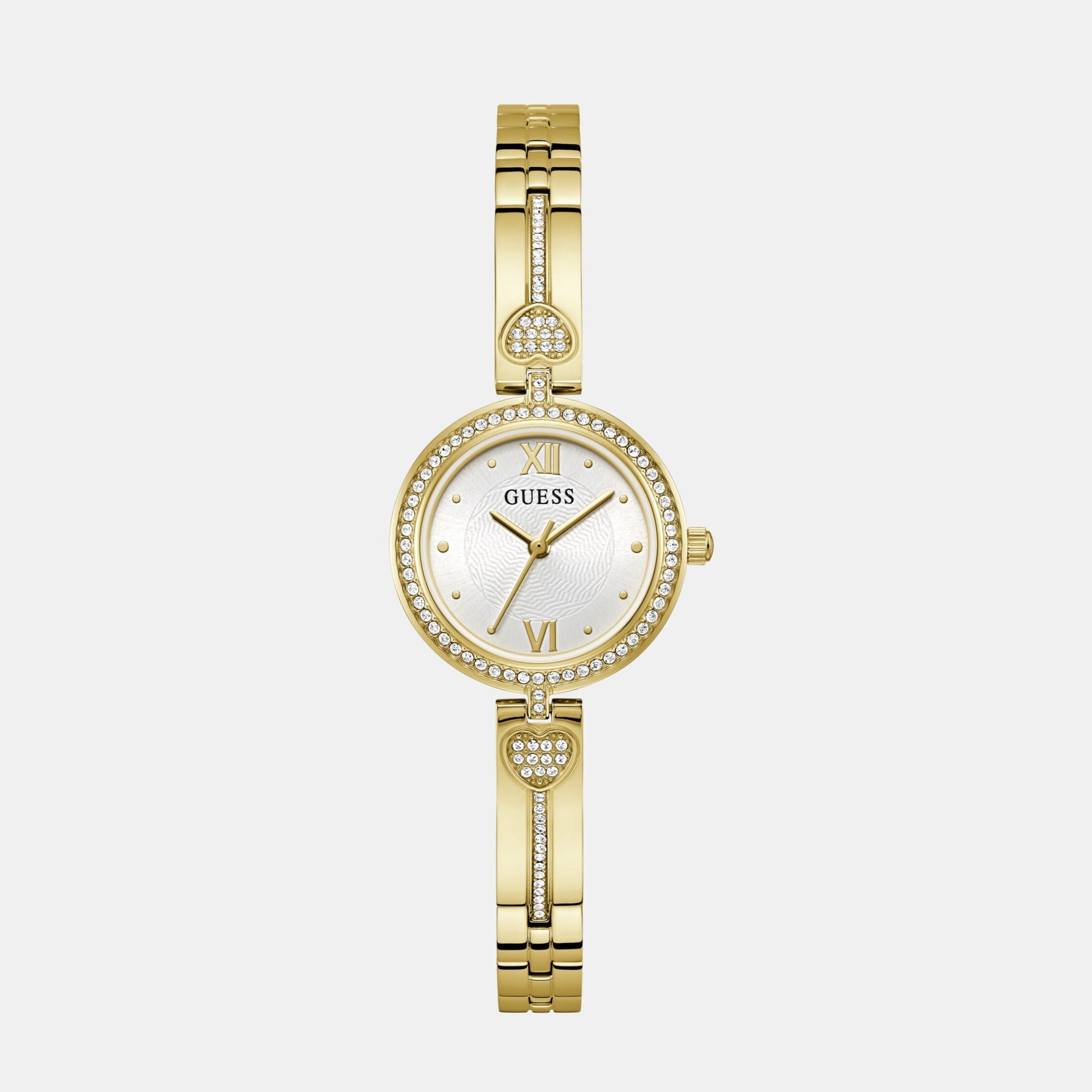 Guess Round White Analog watch