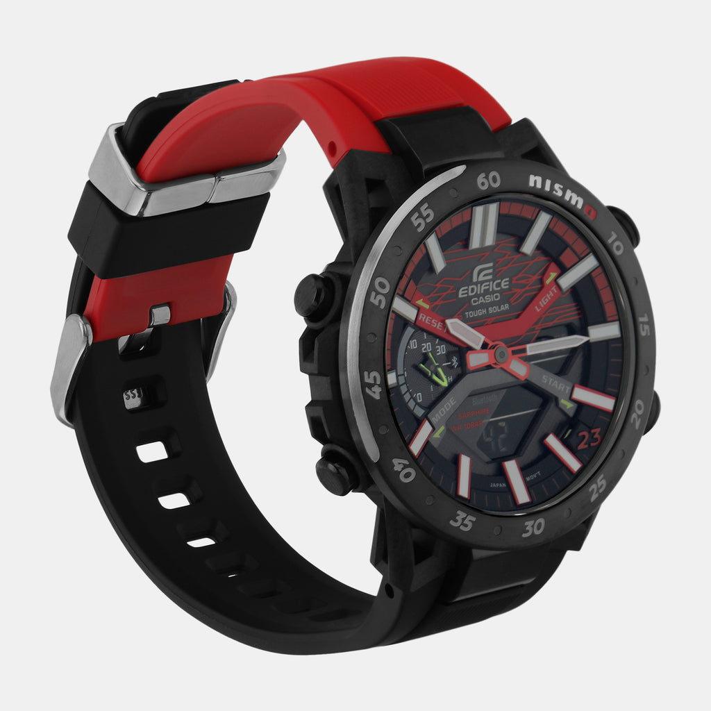 Casio Men Round Black watch