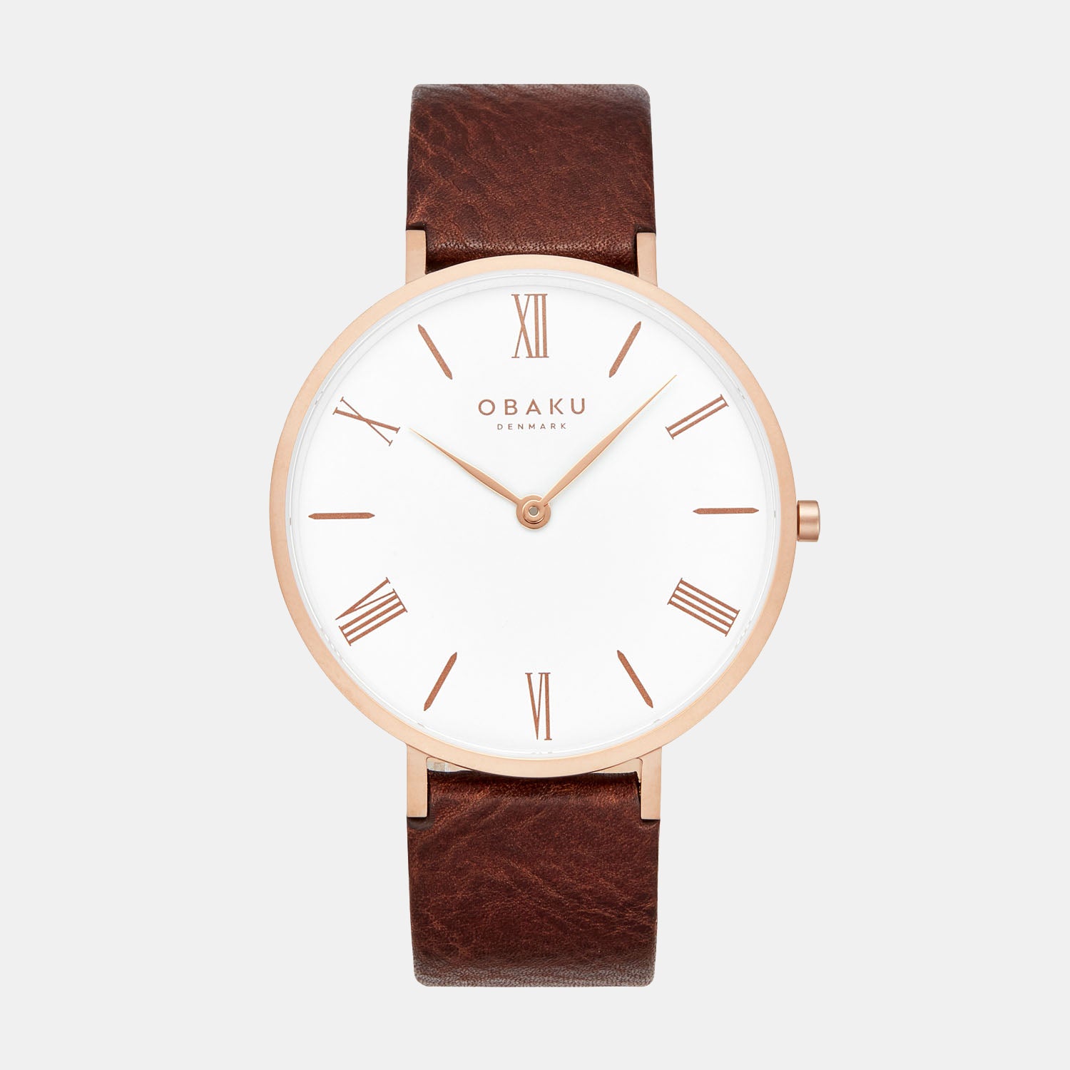 Obaku Round Silver Analog watch