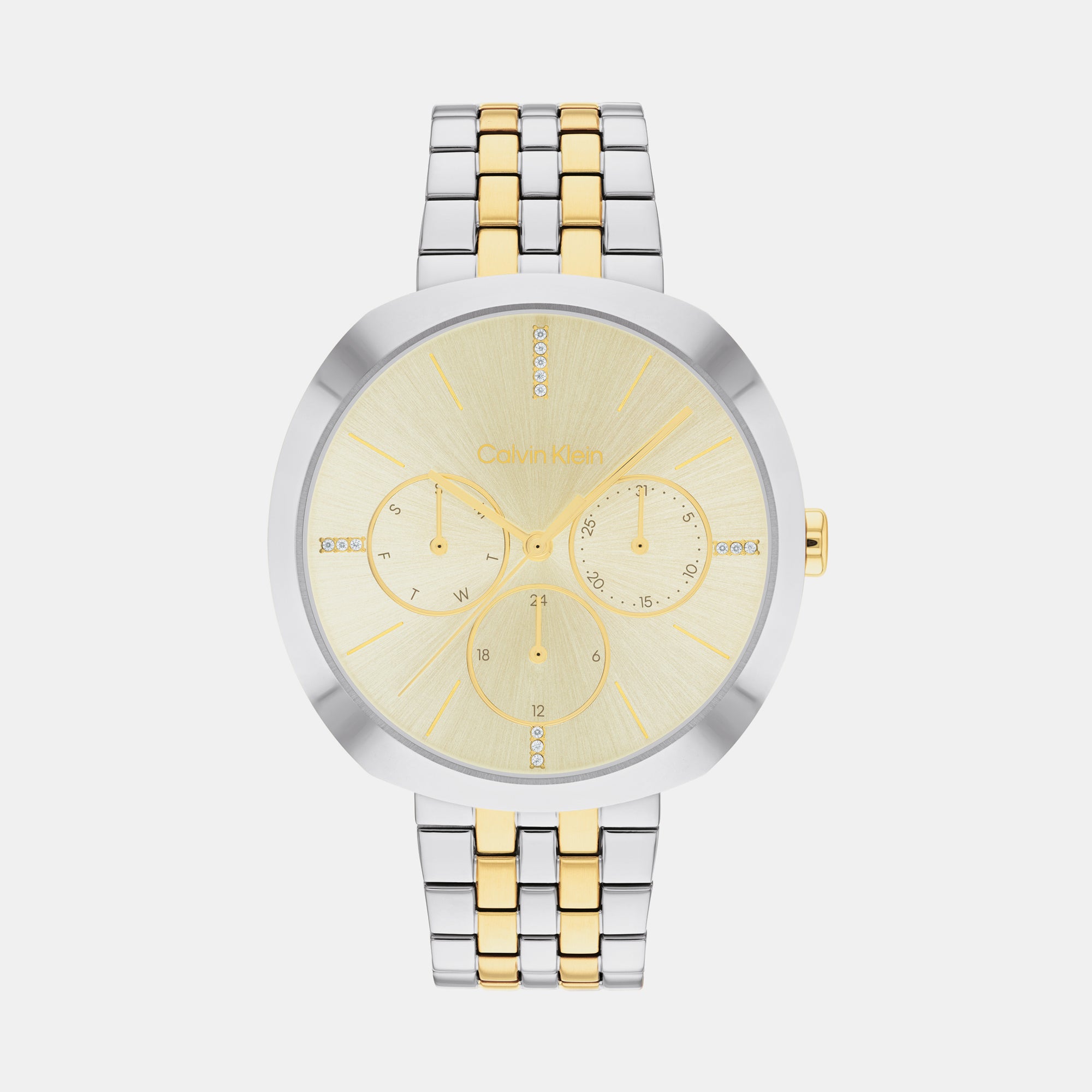 Calvin Klein Round Champagne Analog watch