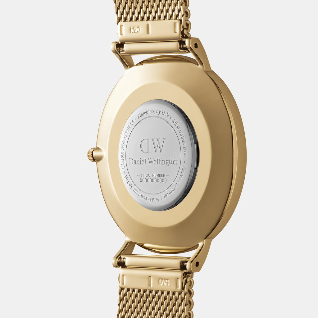 Daniel Wellington Men Round Black watch