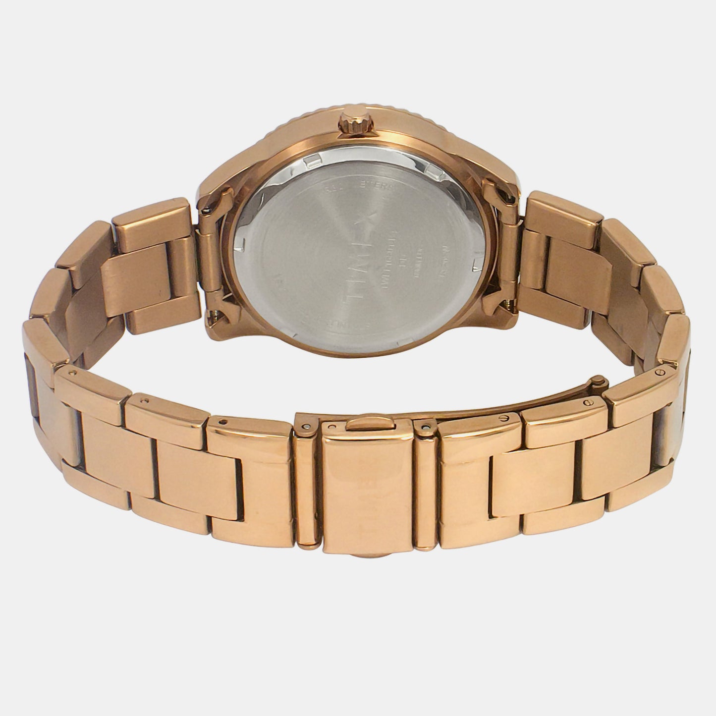 Women's Rose Gold Analog Stainless Steel Watch TWEL16801