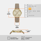 Armani Exchange 36 mm Brown Quartz watch