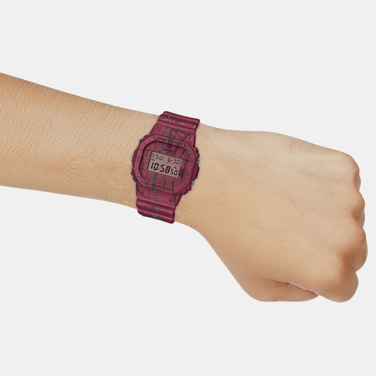 Casio Square Quartz Digital Men watch