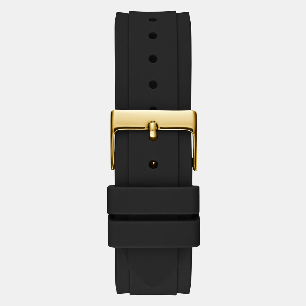 Guess Women Round Clear watch