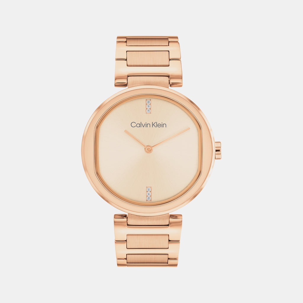 Calvin Klein Round Rose Gold Analog watch