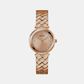 Female Rose Gold Analog Stainless Steel Watch GW0613L3