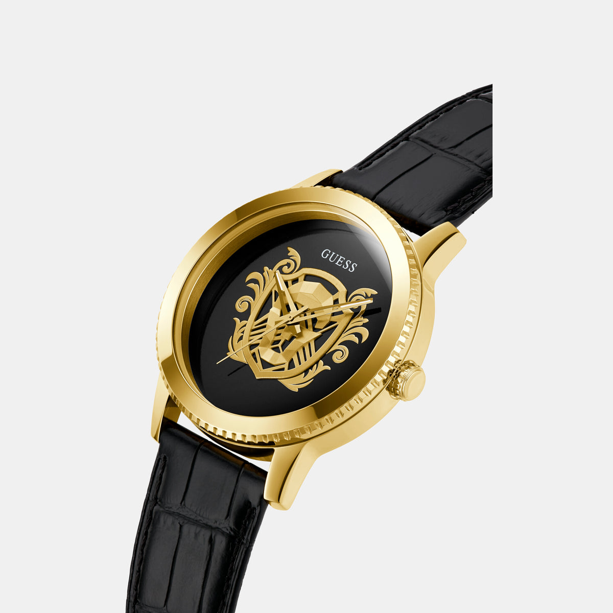 Guess Stainless Steel Round watch
