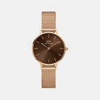Daniel Wellington Round Brown Analog watch