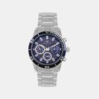 Mont Neo Round Blue Chronograph watch