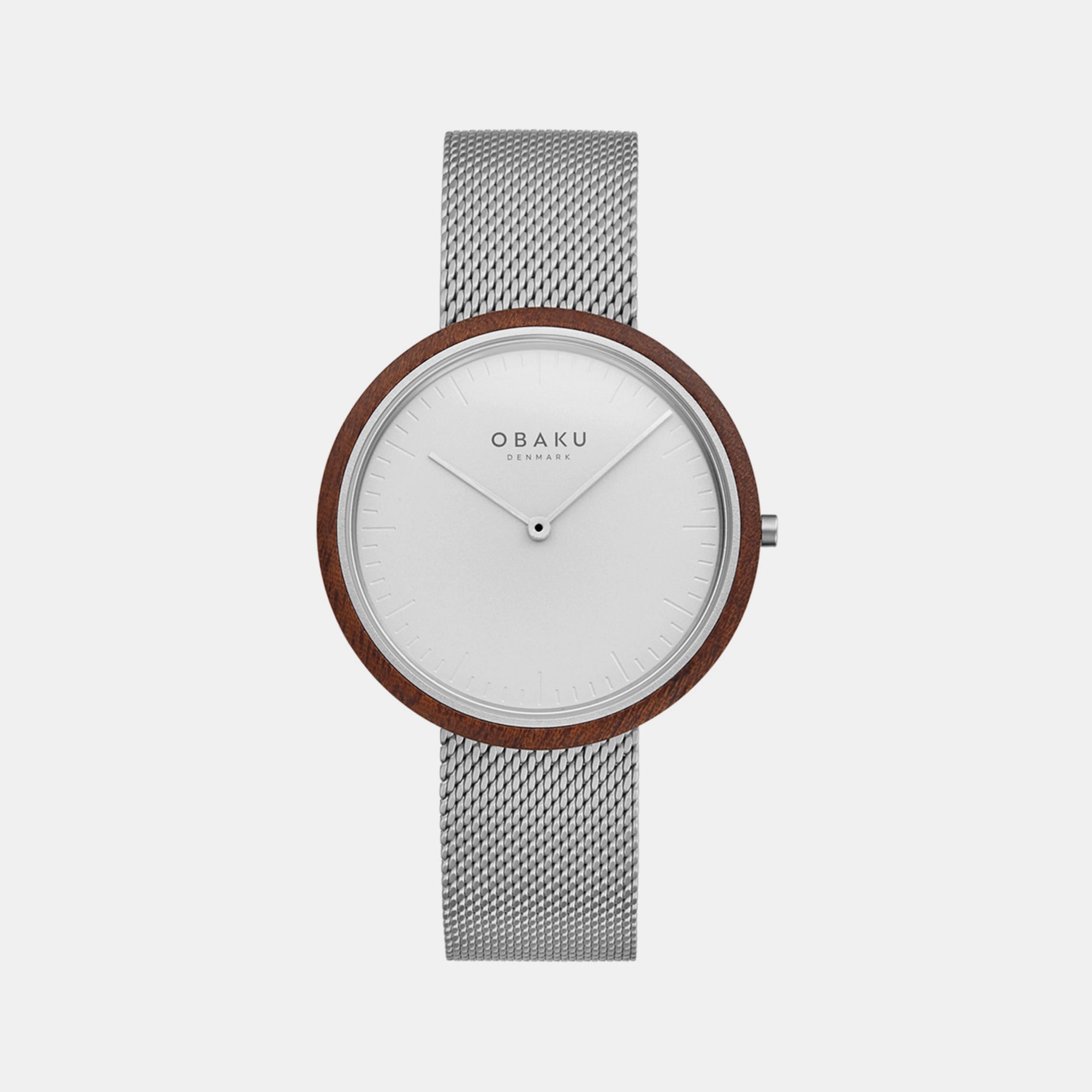 Obaku Round Silver Analog watch
