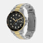 Men Black Analog Stainless Steel Watch FS6031