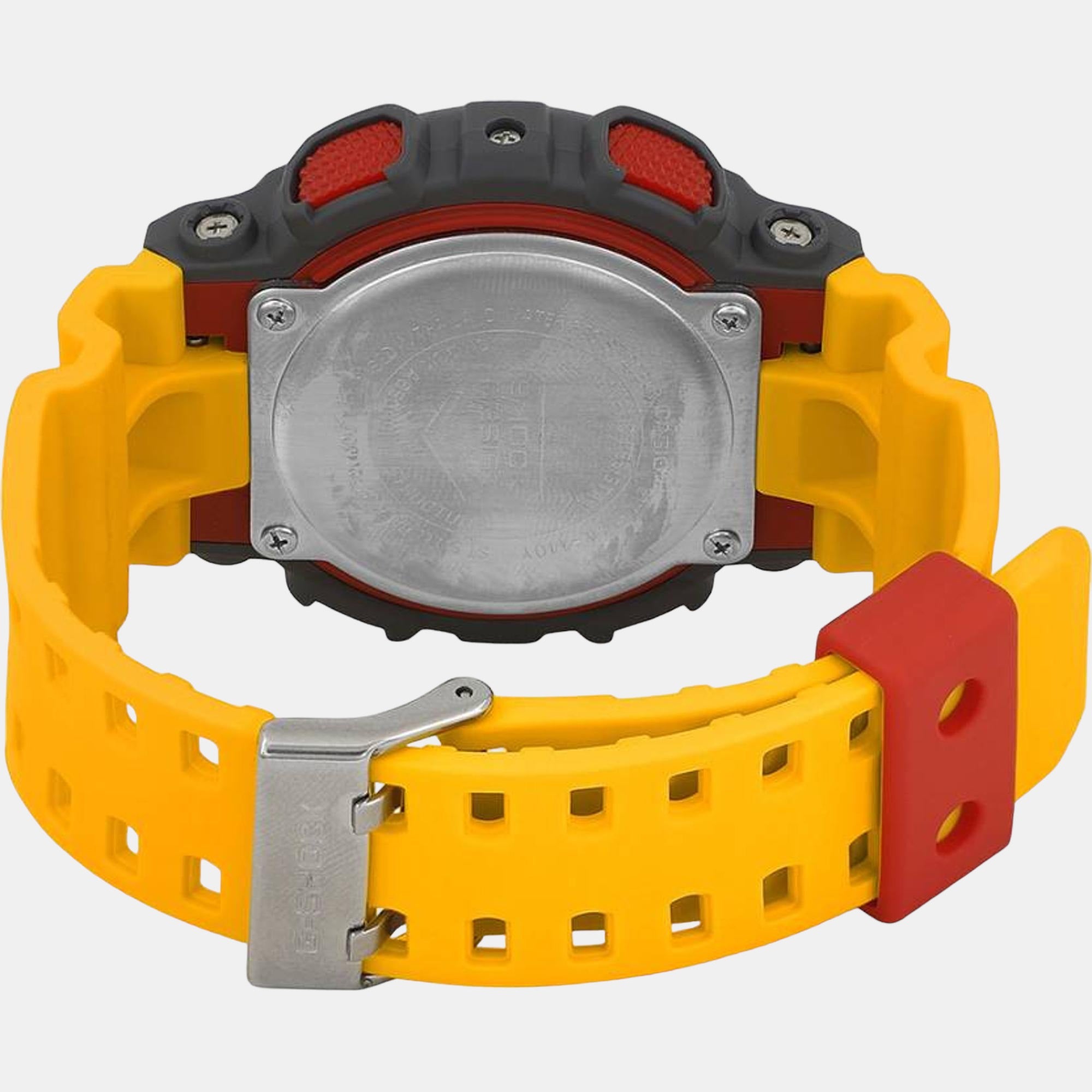 G-Shock Men Quartz Yellow Dial Analog-Digital Resin Watch G1338