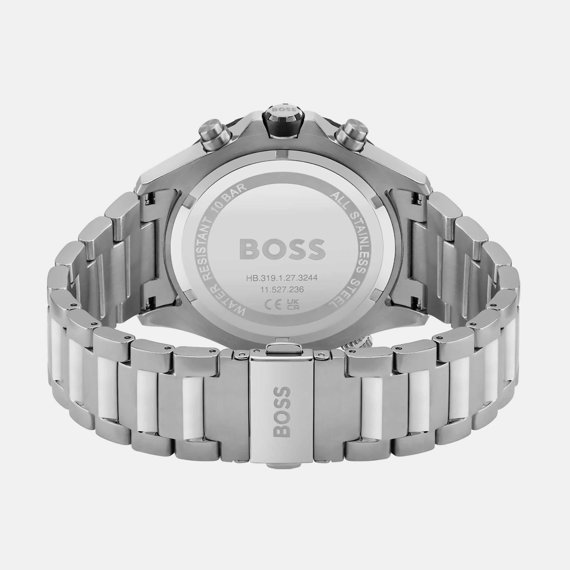 Boss Men Round Green watch