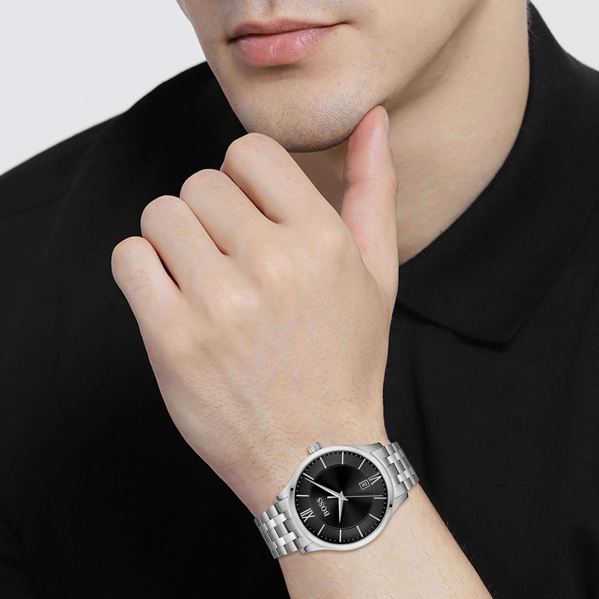 Boss Stainless Steel Round watch