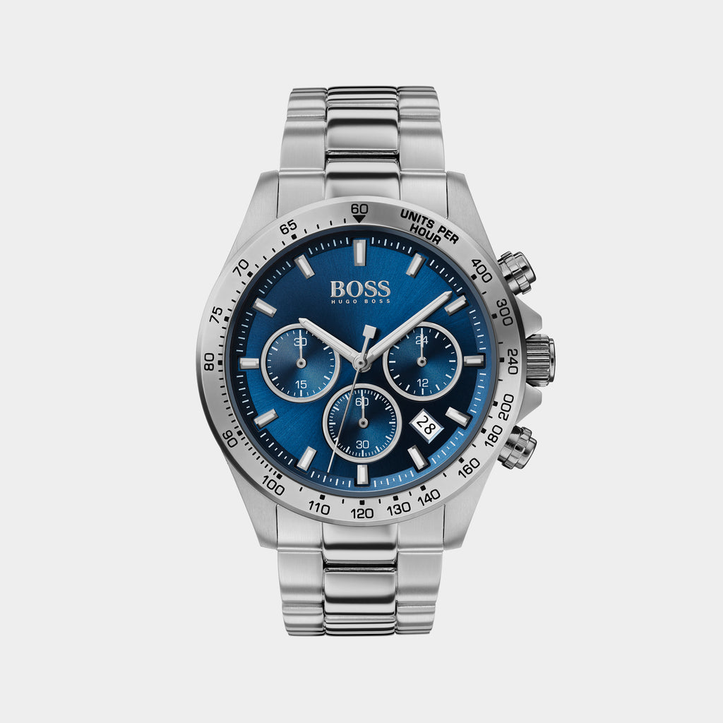 Boss Round Blue Chronograph watch