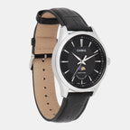 Casio Men Round Black watch