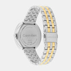 Calvin Klein Women Round Champagne watch