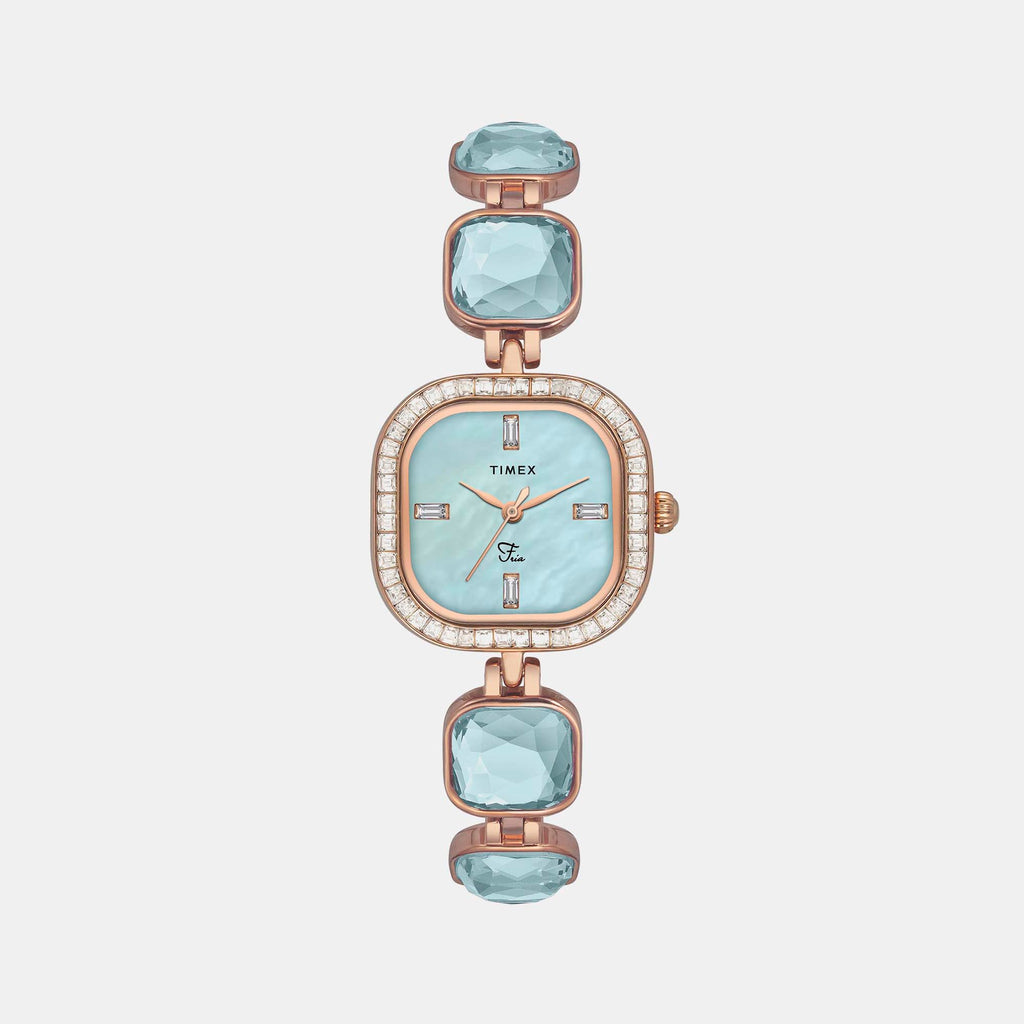 Timex Square Mother Of Pearl Analog watch