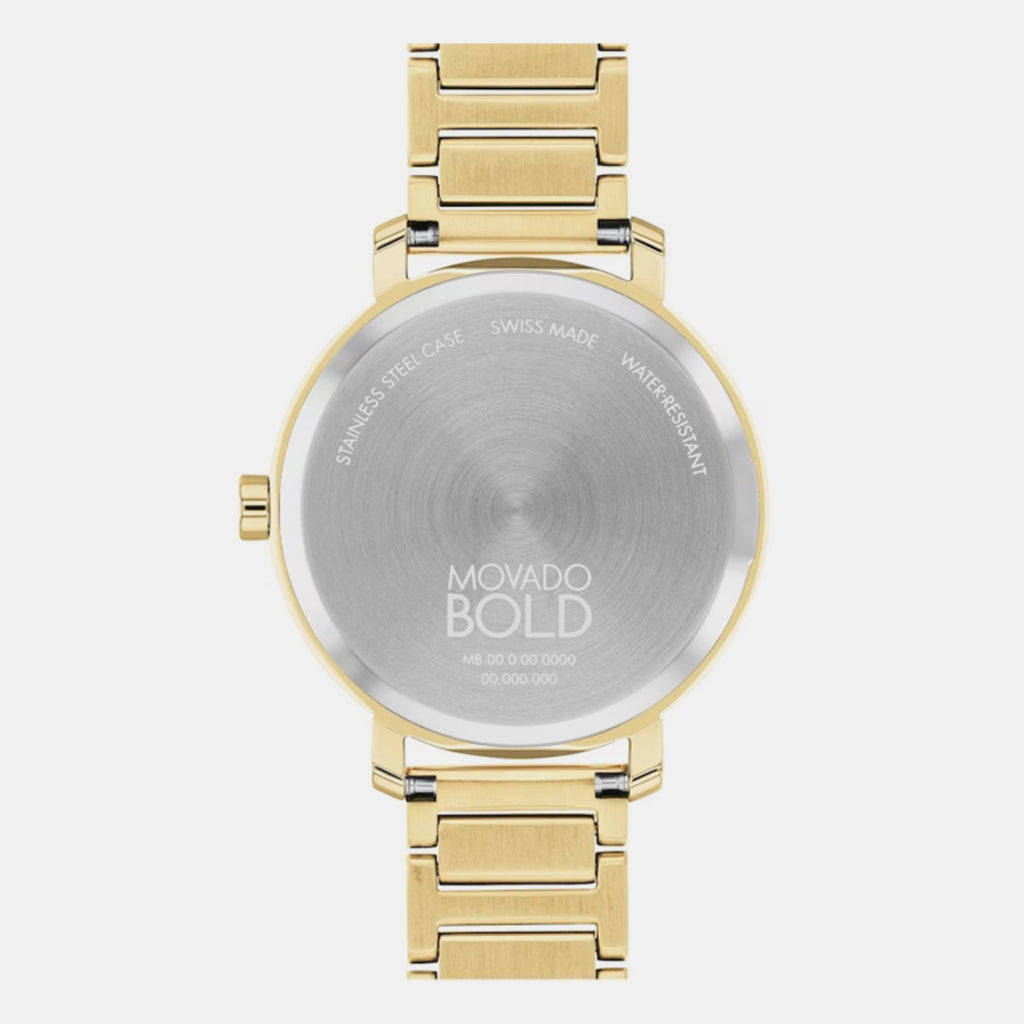 Movado Women Round Gold watch