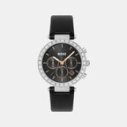Boss Round Black Chronograph watch
