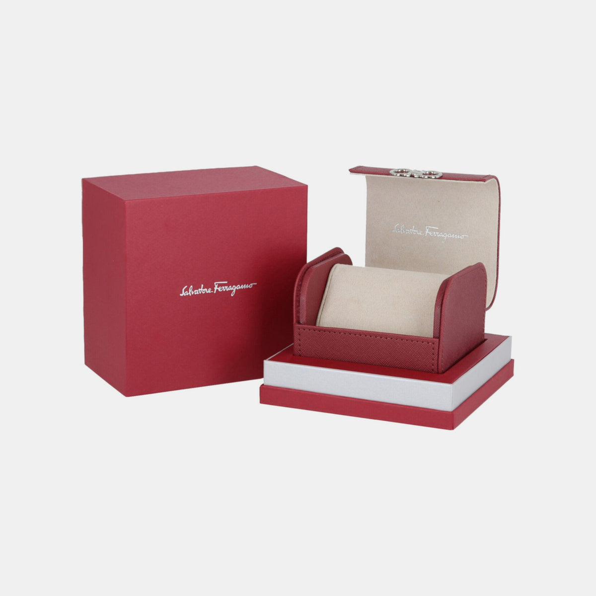 Ferragamo Stainless Steel Round watch