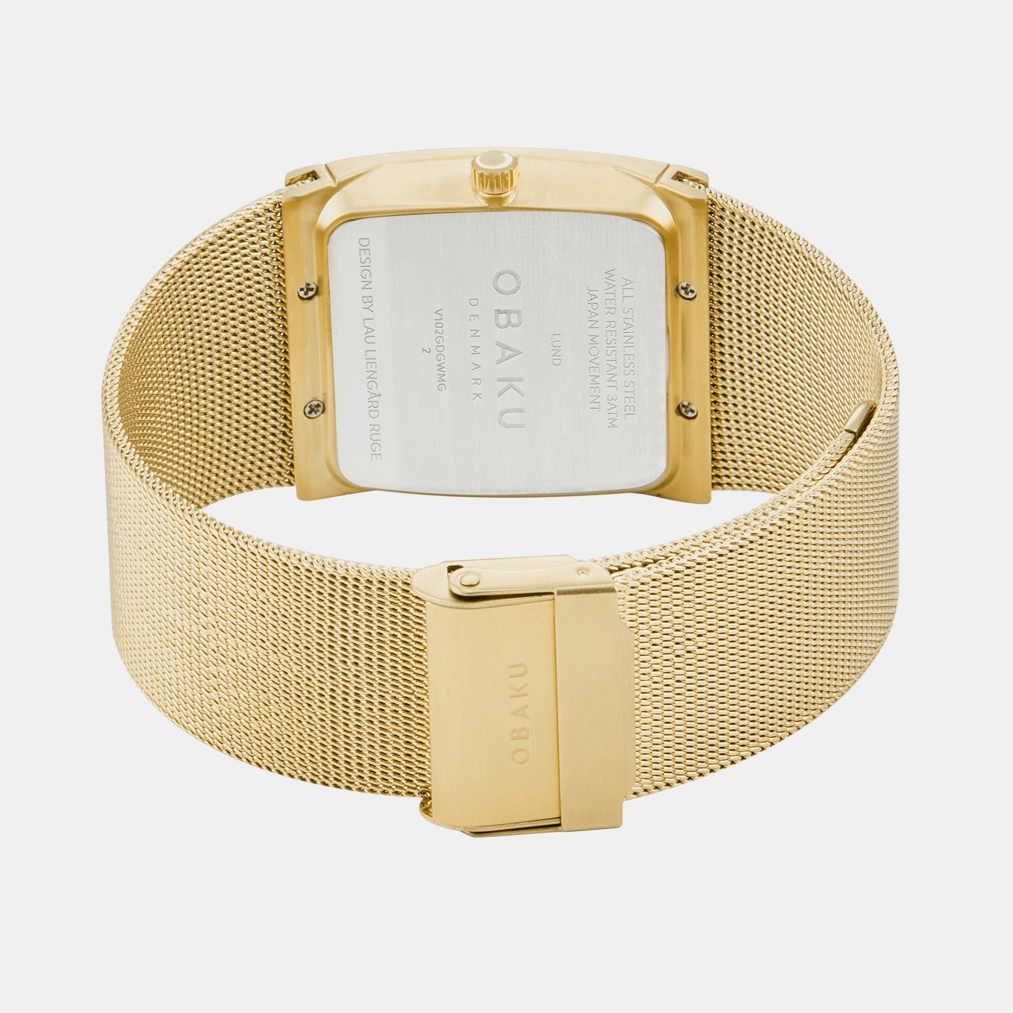 Obaku Men Square White watch