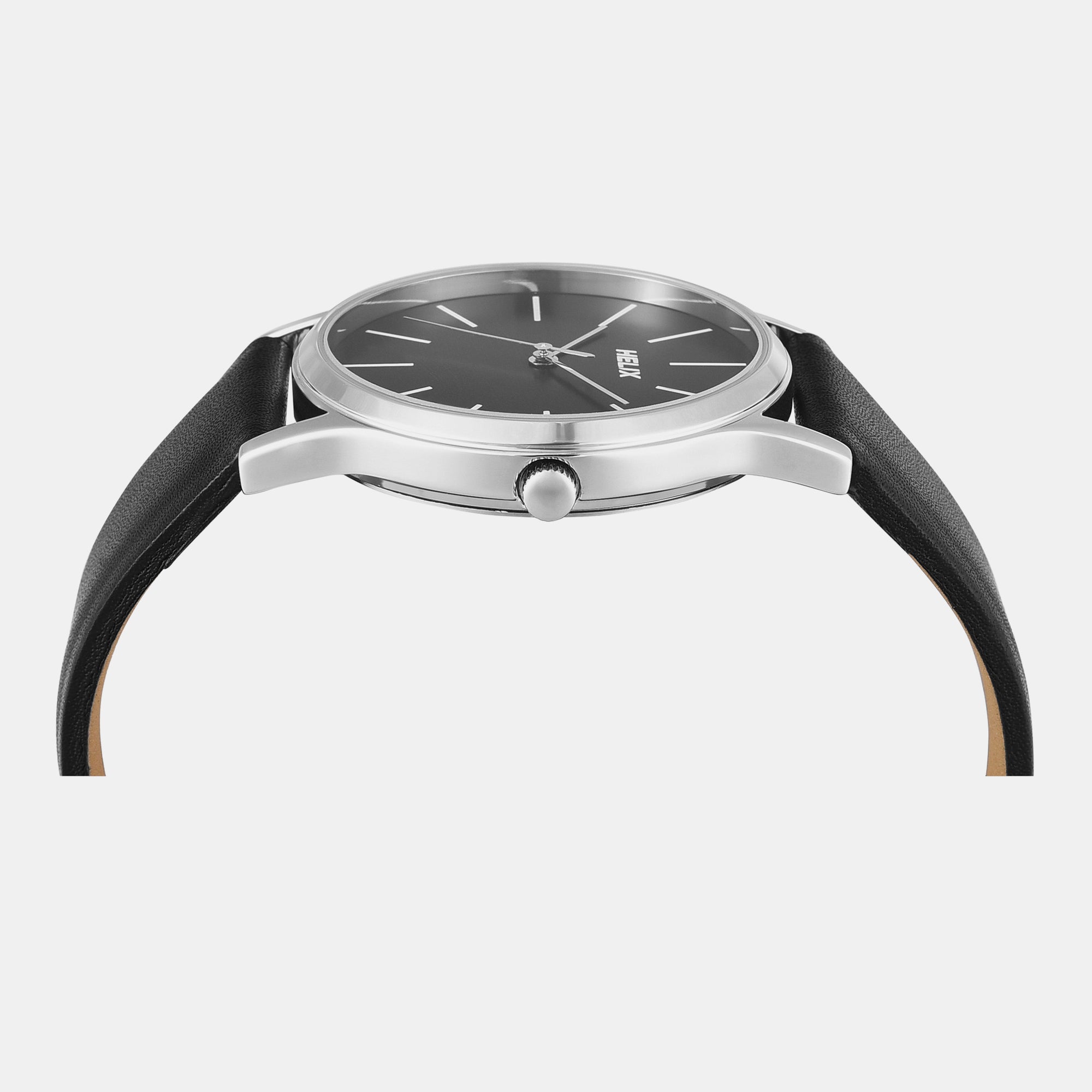 Helix Stainless Steel Round watch