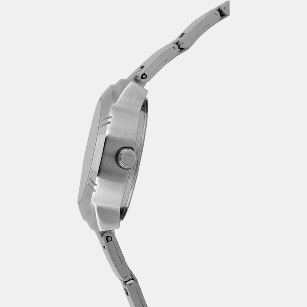 Enticer Women Quartz Pink Dial Analog Stainless Steel Watch A873