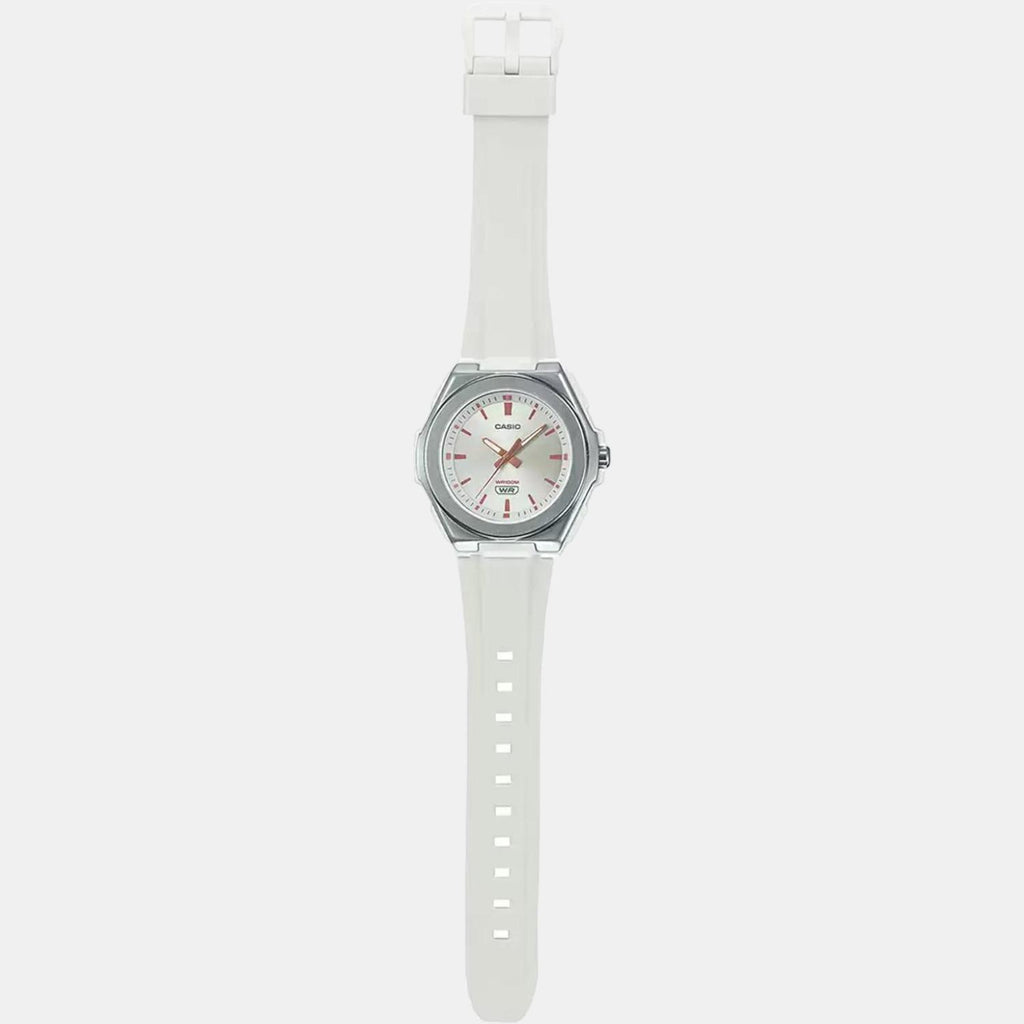 Youth Women Quartz White Dial Analog Resin Watch D221