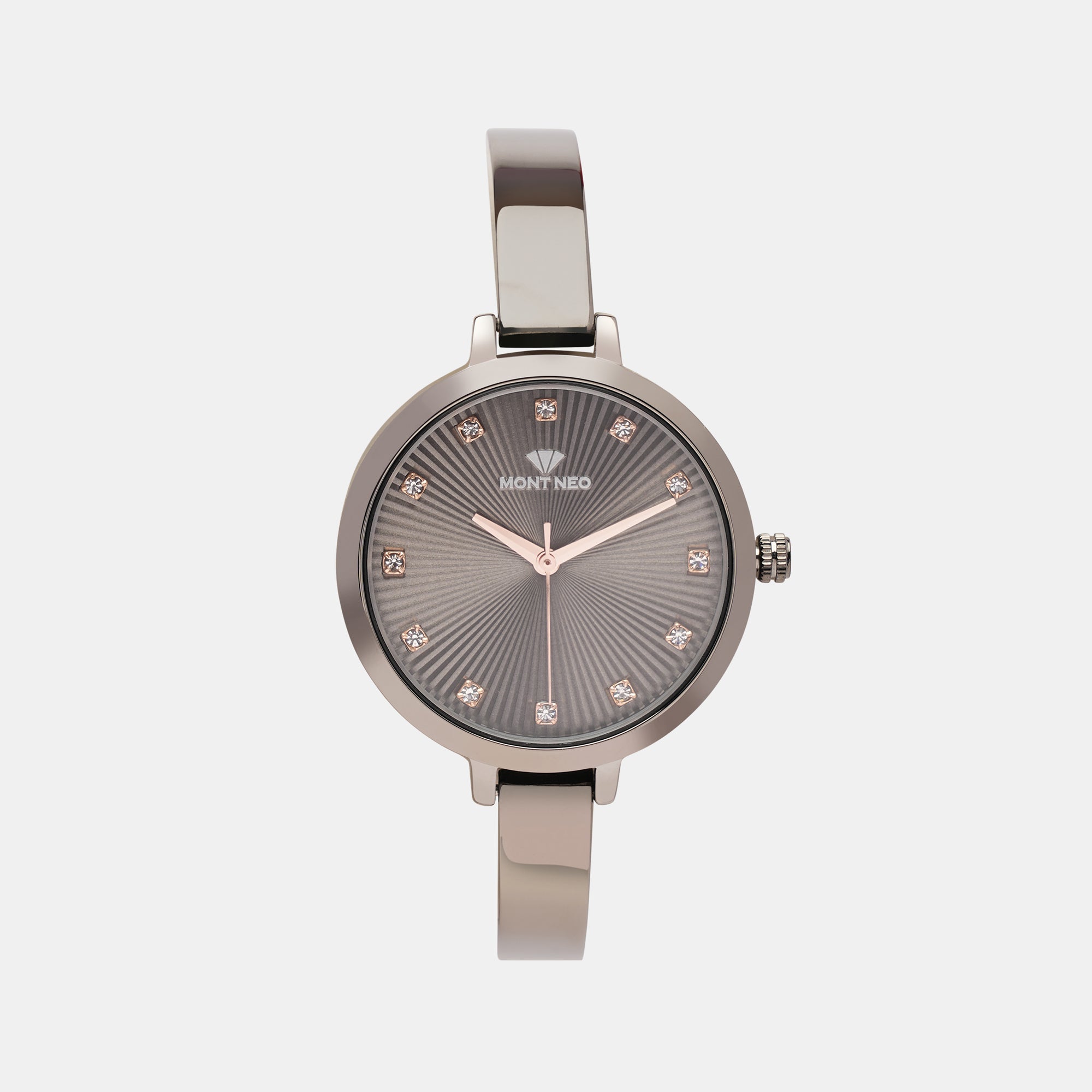 Mont Neo Round Grey Analog watch