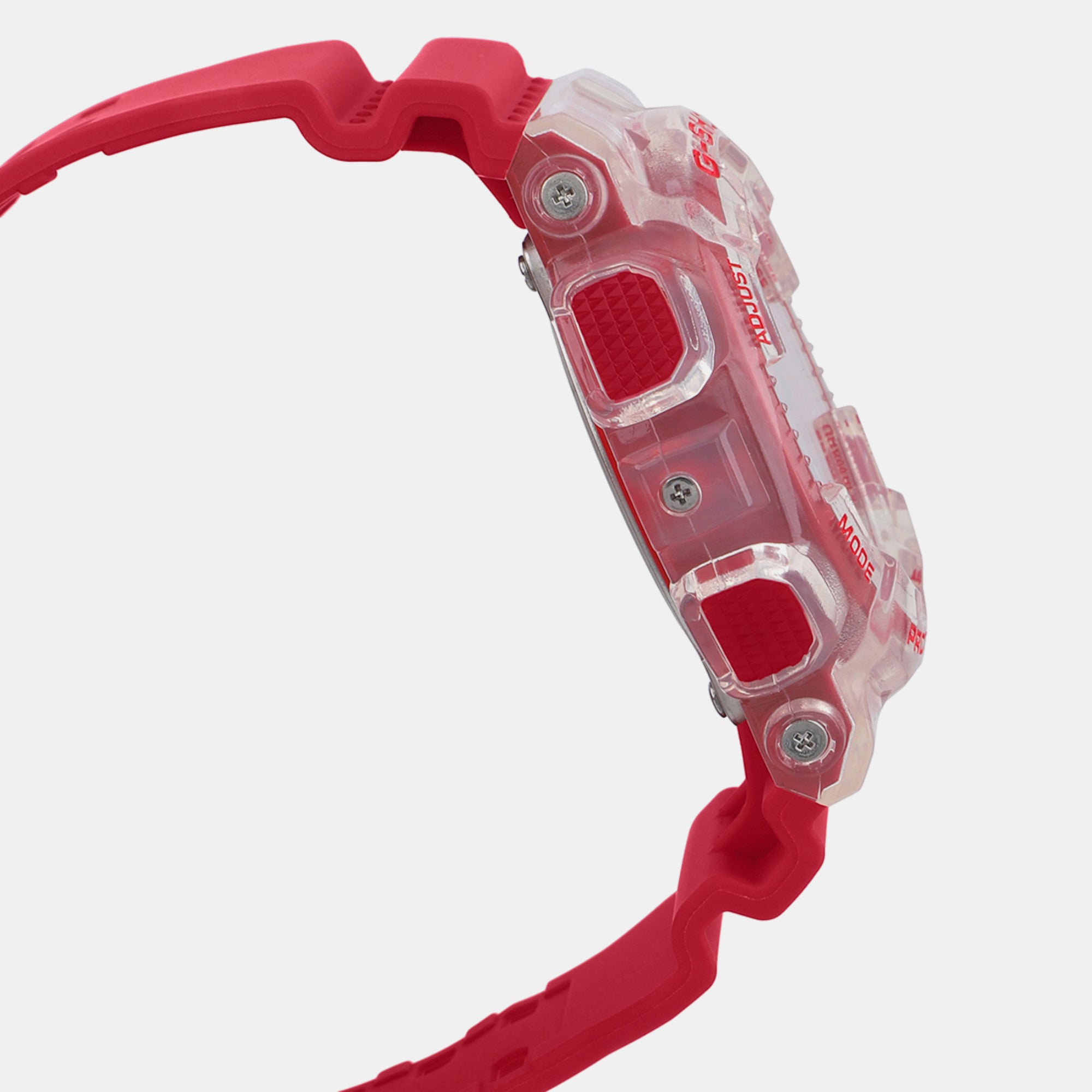 Casio Men Round Red watch