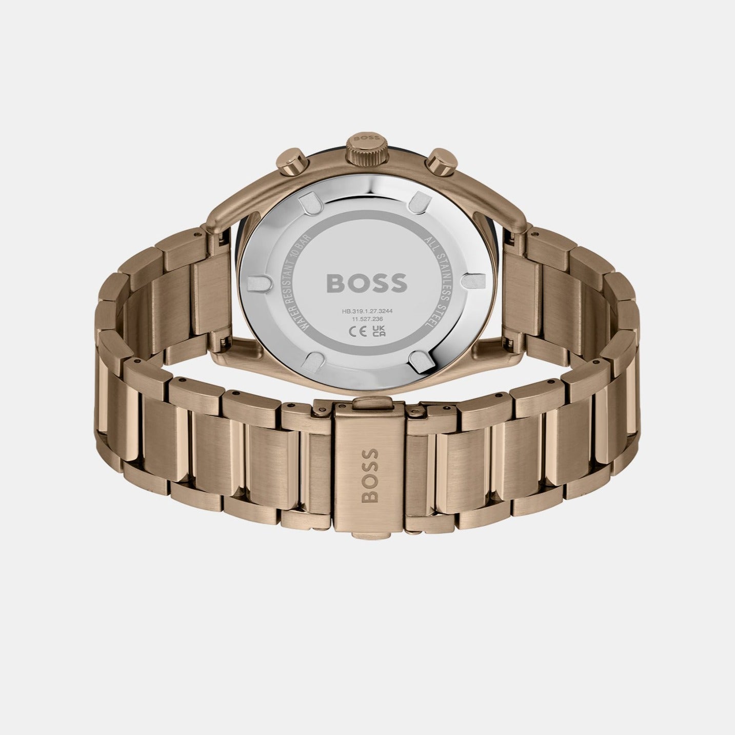 Boss Men Round Green watch