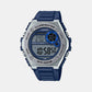 Casio Round Blue Digital watch