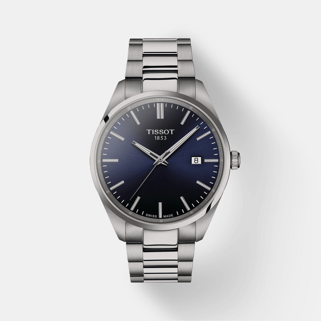 Tissot Round Blue Analog watch