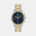 Boss Round Blue Chronograph watch