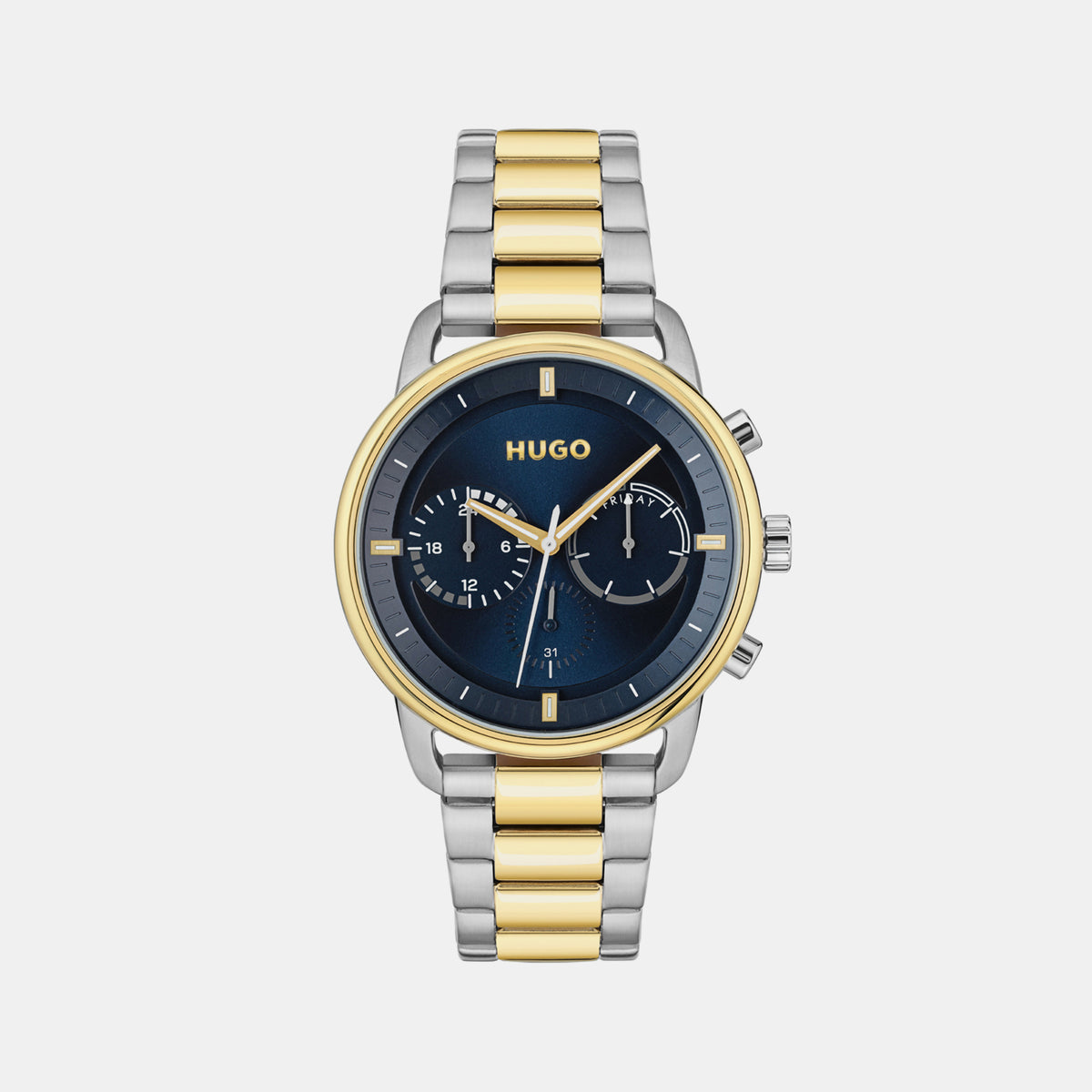 Boss Round Blue Chronograph watch