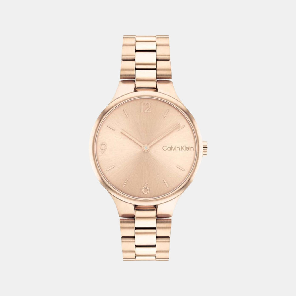 Calvin Klein Round Gold Analog watch