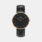 Daniel Wellington Round Black Analog watch