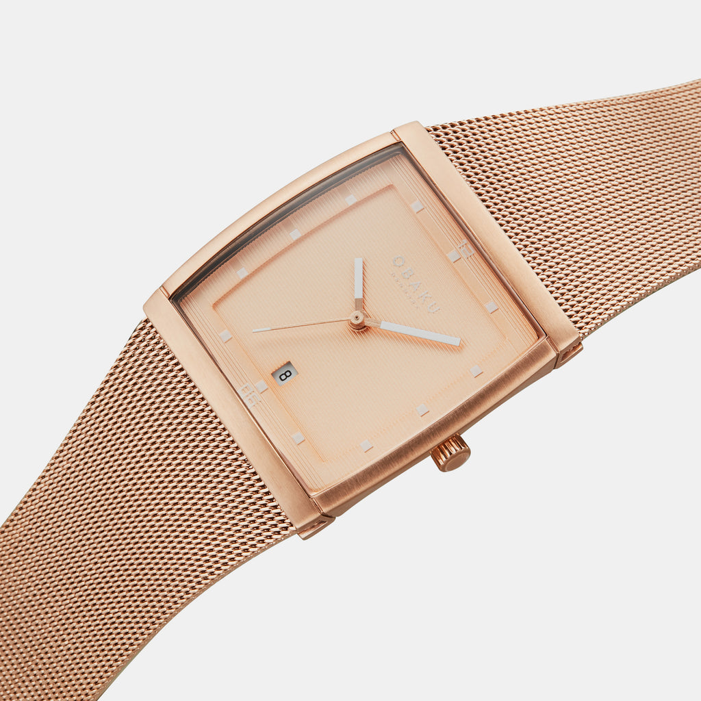 Obaku 42 mm Square Quartz watch