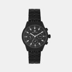 Mont Neo Round Black Chronograph watch