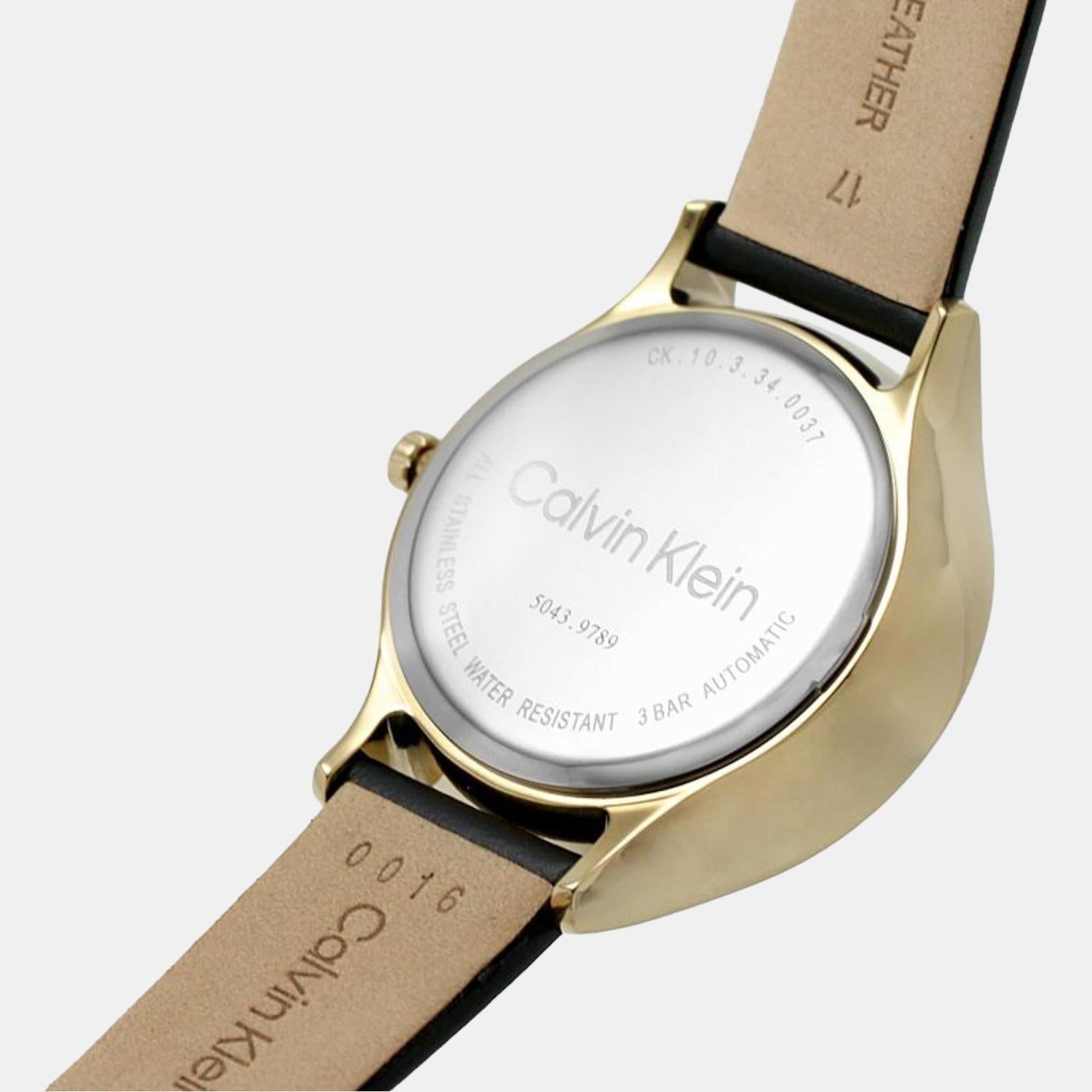 Calvin Klein 38 mm Black Quartz watch